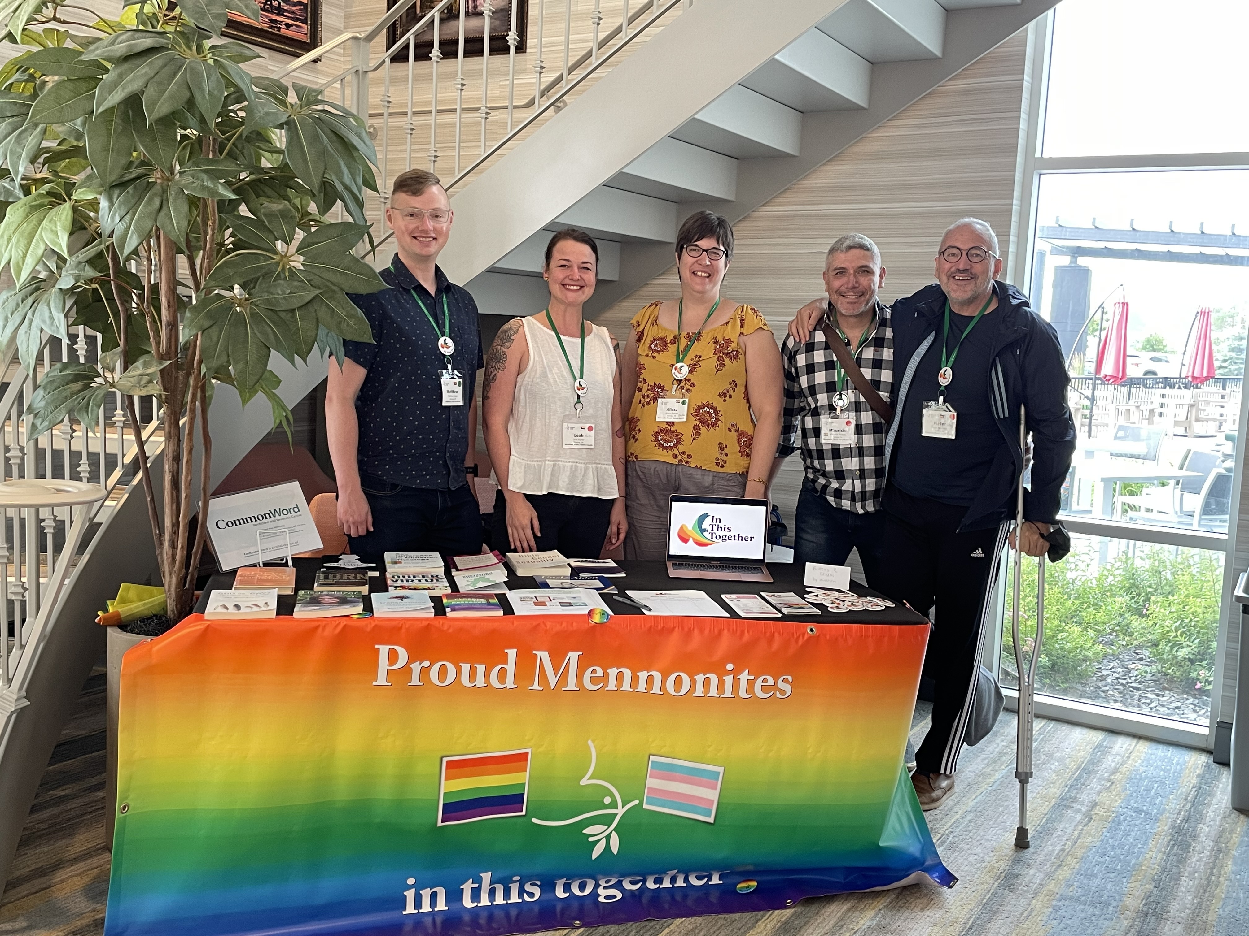 The ITT team at the Mennonite Church Canada Assembly in Edmonton, 2022